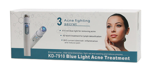 Caneta Blu-ray para remoção de acne, olheiras e bolsas sob os olhos