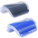 Escova Massageadora de Parede para Gatos com Catnip – Autoescovação, Antiestresse e Remoção de Pelos