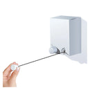 Varal Retrátil de Aço Inoxidável – Compacto, Resistente e Ideal para Pequenos Espaços