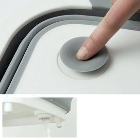 Tábua Multifuncional 3 em 1 Retrátil – Lavar, Cortar e Armazenar com Praticidade