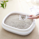 Caixa Sanitária Semi Fechada para Gatos – Com Pá e Controle de Vazamentos, 40x34x12cm