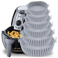 Kit com 6 Formas de Silicone para Air Fryer – Praticidade, Saúde e Muito Mais Sabor