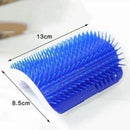 Escova Massageadora de Parede para Gatos com Catnip – Autoescovação, Antiestresse e Remoção de Pelos