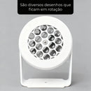 Projetor de Natal Snowflake 2025 – 16 Padrões LED Rotativos à Prova D’água