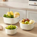 LEVE 3 E PAGUE 1 -Kit Com 3 Cestas de Drenagem Dupla Camada Multifuncionais