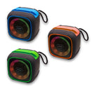 Caixa de Som Bluetooth Portátil com LED RGB | TWS, FM, USB, SD e Som 3D