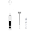 Mini Mixer Elétrico Portátil 1300mAh – Espumador de Leite e Batedor Multiuso Recarregável