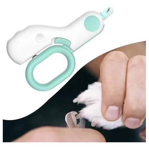 Cortador de Unhas para Pets com Luz LED – Tesoura Segura para Cães e Gatos Pequenos, Médios e Grandes