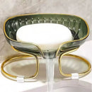 Porta Sabonete em Formato de Concha – Suporte com Drenagem Automática para Banheiro e Cozinha