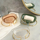 Porta Sabonete em Formato de Concha – Suporte com Drenagem Automática para Banheiro e Cozinha