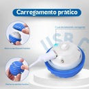 Bola Interativa Automática para Pets – Brinquedo com Movimento Giratório e Recarga USB