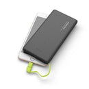 Carregador Portátil Celular 10000mah - Portátil, Couro Premium, Entrada Lightning/Micro USB