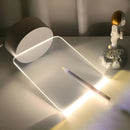 Luminária Lousa de Mesa 3D com LED e Caneta
