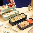 Marmita com Divisória e Talher Resistente ao Microondas - MAR-001