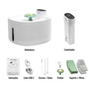 Bebedouro Inteligente Sem Fio 2.6L NEWPET – Fonte de Água com Sensor Automático para Gatos e Cães!