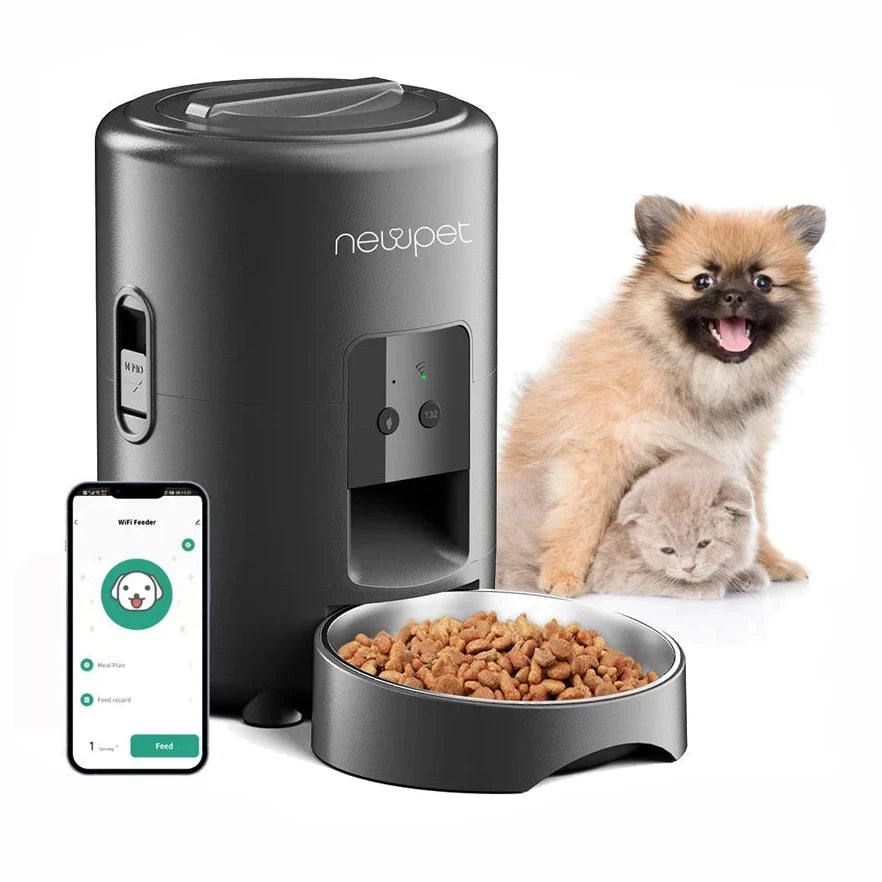 NewPet Alimentador Automático Inteligente para Gatos e Cães – 2L