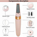 Lixador de Pé Elétrico - Esfoliador Tira Calos USB