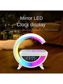 Caixa de Som Bluetooth 3 em 1 – Speaker Portátil, Carregador Wireless e Luz Noturna RGB