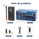 Mini Compressor de Ar Portátil 150 PSI – Encha Pneus em Minutos com Potência e Praticidade!