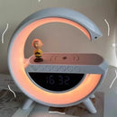Caixa de Som Bluetooth 3 em 1 – Speaker Portátil, Carregador Wireless e Luz Noturna RGB
