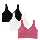 LEVE 3 E PAGUE 1 - Top Feminino Sem Costura Nas Laterais Liso