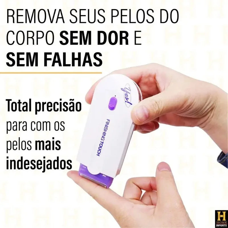 Depilador Elétrico Portátil Para Corpo e Rosto