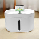 Bebedouro Inteligente Sem Fio 2.6L NEWPET – Fonte de Água com Sensor Automático para Gatos e Cães!