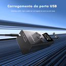 Mini Compressor de Ar Portátil 150 PSI – Encha Pneus em Minutos com Potência e Praticidade!