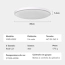 Luminária de Teto Inteligente COIBEU 24W – WiFi RGB 16 Milhões de Cores, Alexa/Google e App Tuya