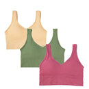 LEVE 3 E PAGUE 1 - Top Feminino Sem Costura Nas Laterais Liso