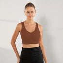 LEVE 3 E PAGUE 1 - Top Feminino Sem Costura Nas Laterais Liso