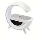 Caixa de Som Bluetooth 3 em 1 – Speaker Portátil, Carregador Wireless e Luz Noturna RGB