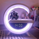 Caixa de Som Bluetooth 3 em 1 – Speaker Portátil, Carregador Wireless e Luz Noturna RGB